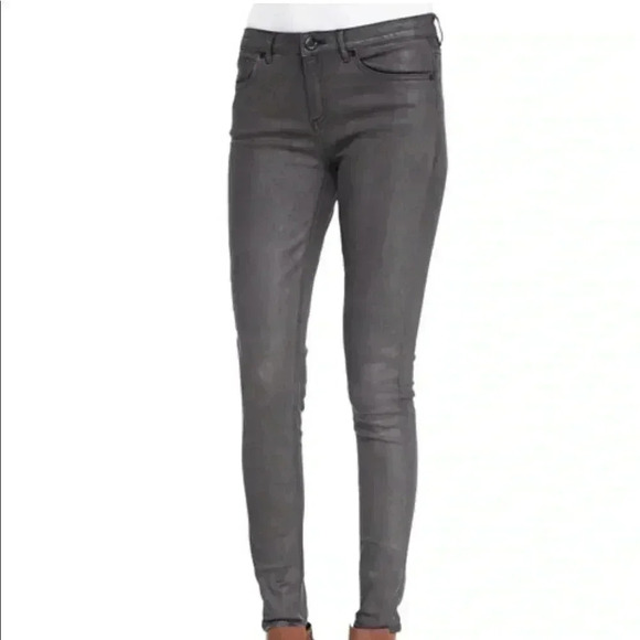 Elie Tahari brown “Azella” low-rise skinny jeans sz 30 - Picture 4 of 6